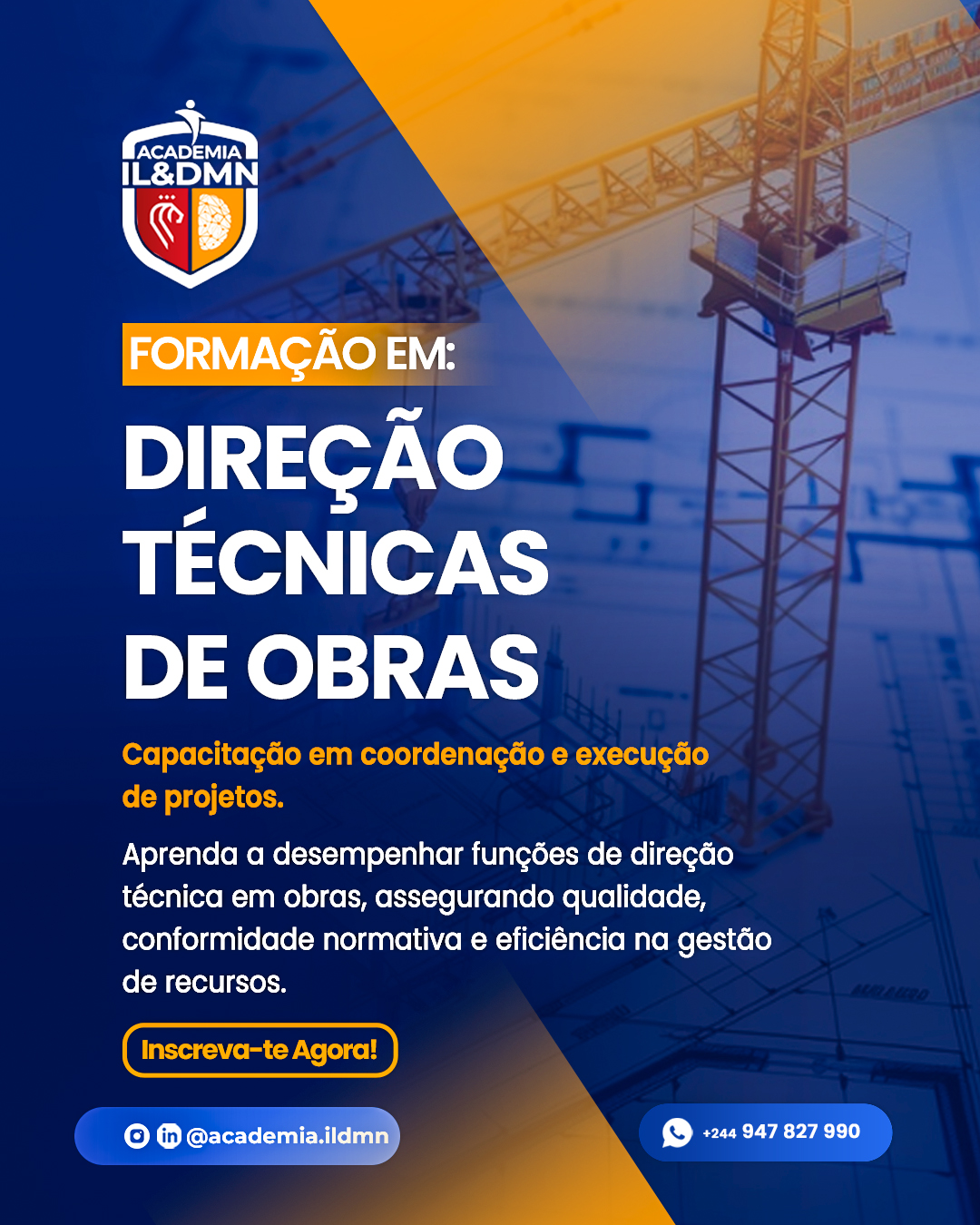 DIRECÇÃO TÉCNICA DE OBRAS (ON-LINE)