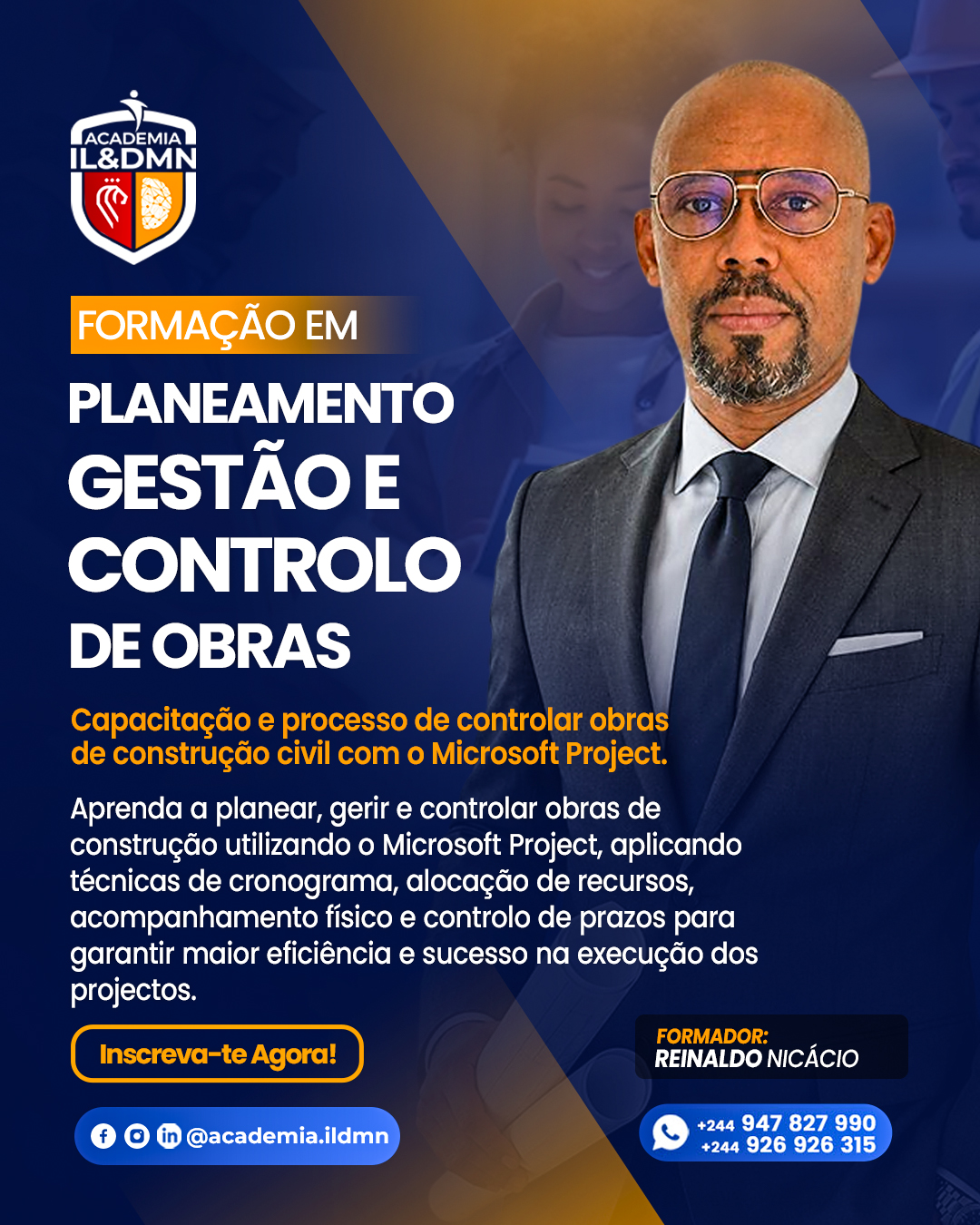 PLANEAMENTO GESTÃO E CONTROLE DE OBRAS COM MS PROJECT