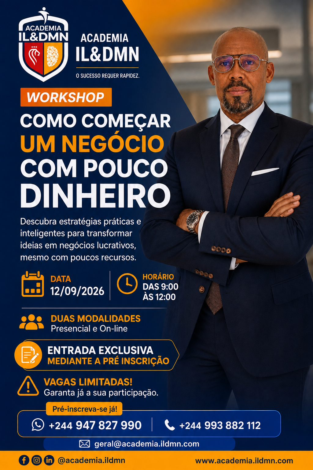 WORKSHOP COMO COMEÇAR UM NEGOCIO COM POUCO DINHEIRO