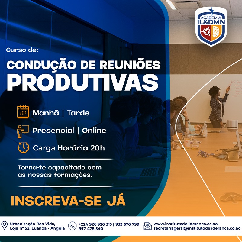 CONDUÇÃO DE REUNIÕES PRODUTIVAS 