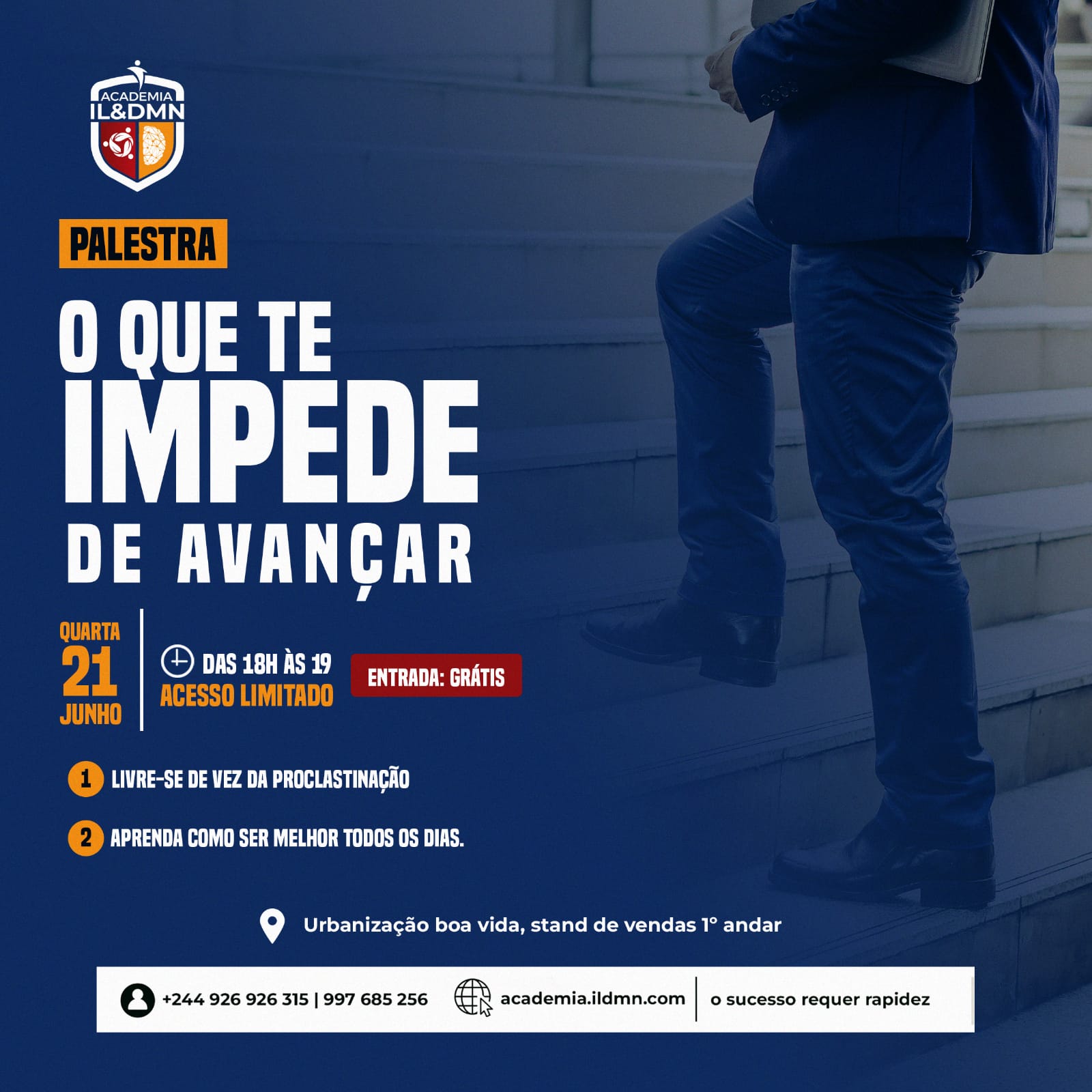 O QUE TE IMPEDE DE AVANÇAR?