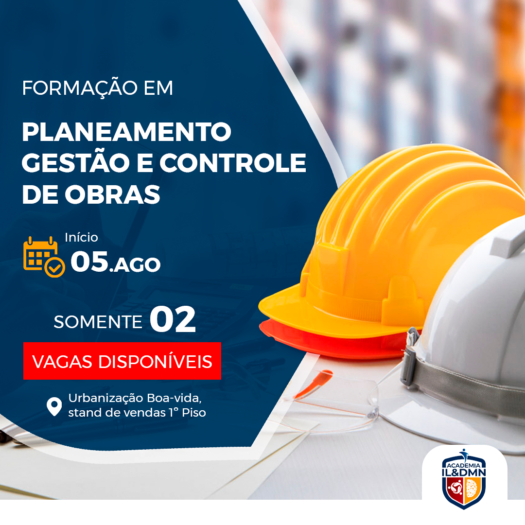 PLANEAMENTO E GESTÃO DE CONTROLO DE OBRA 