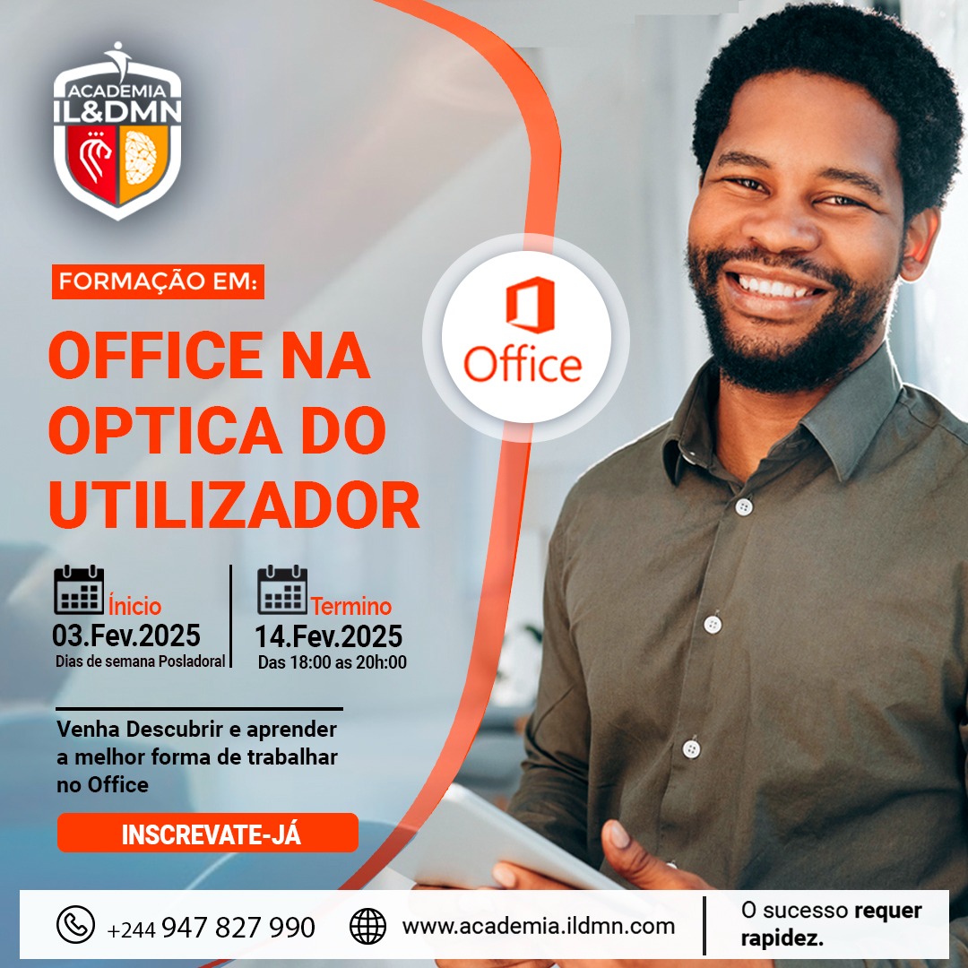 OFFICE NA ÓPTICA DO UTILIZADOR