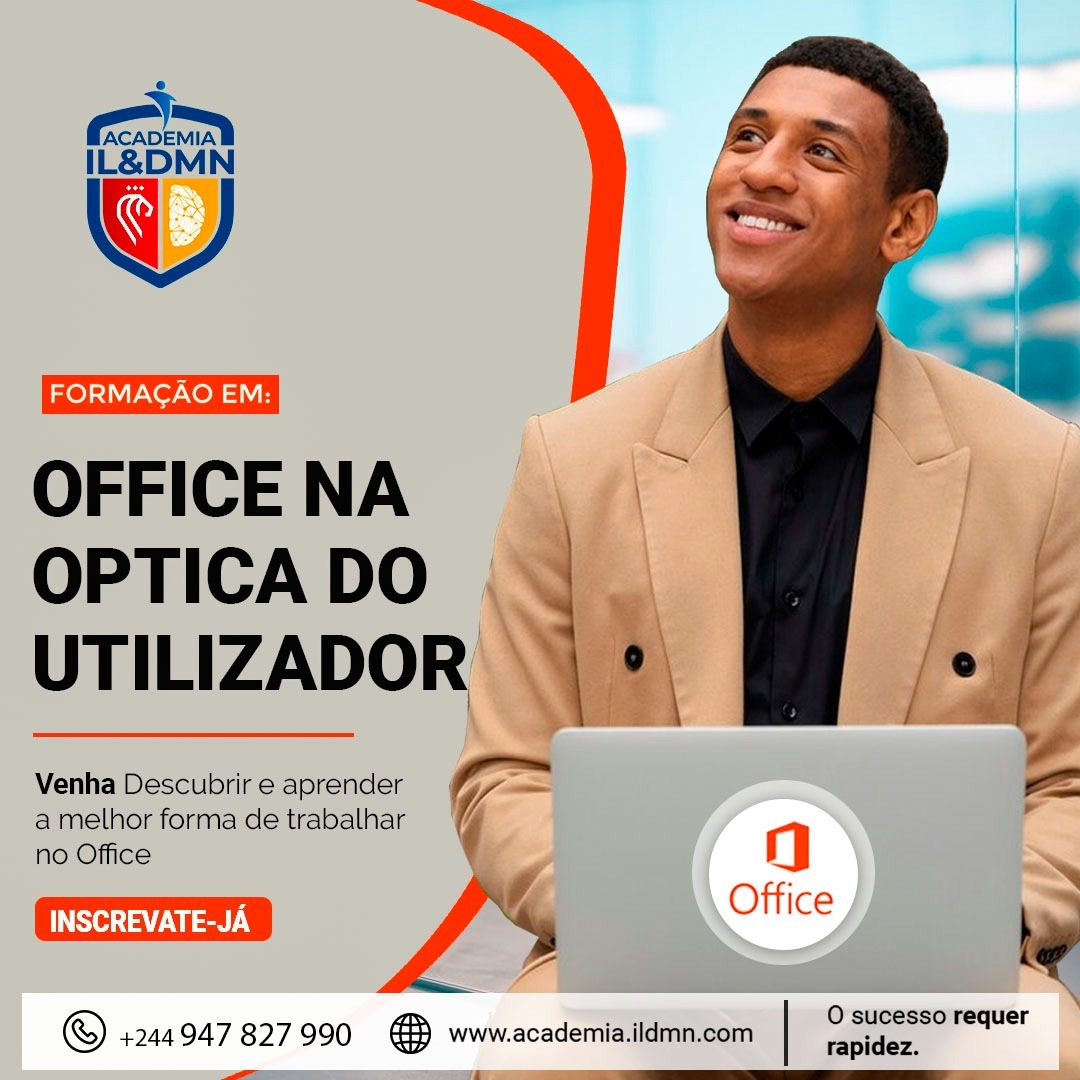 OFFICE NA ÓPTICA DO UTILIZADOR