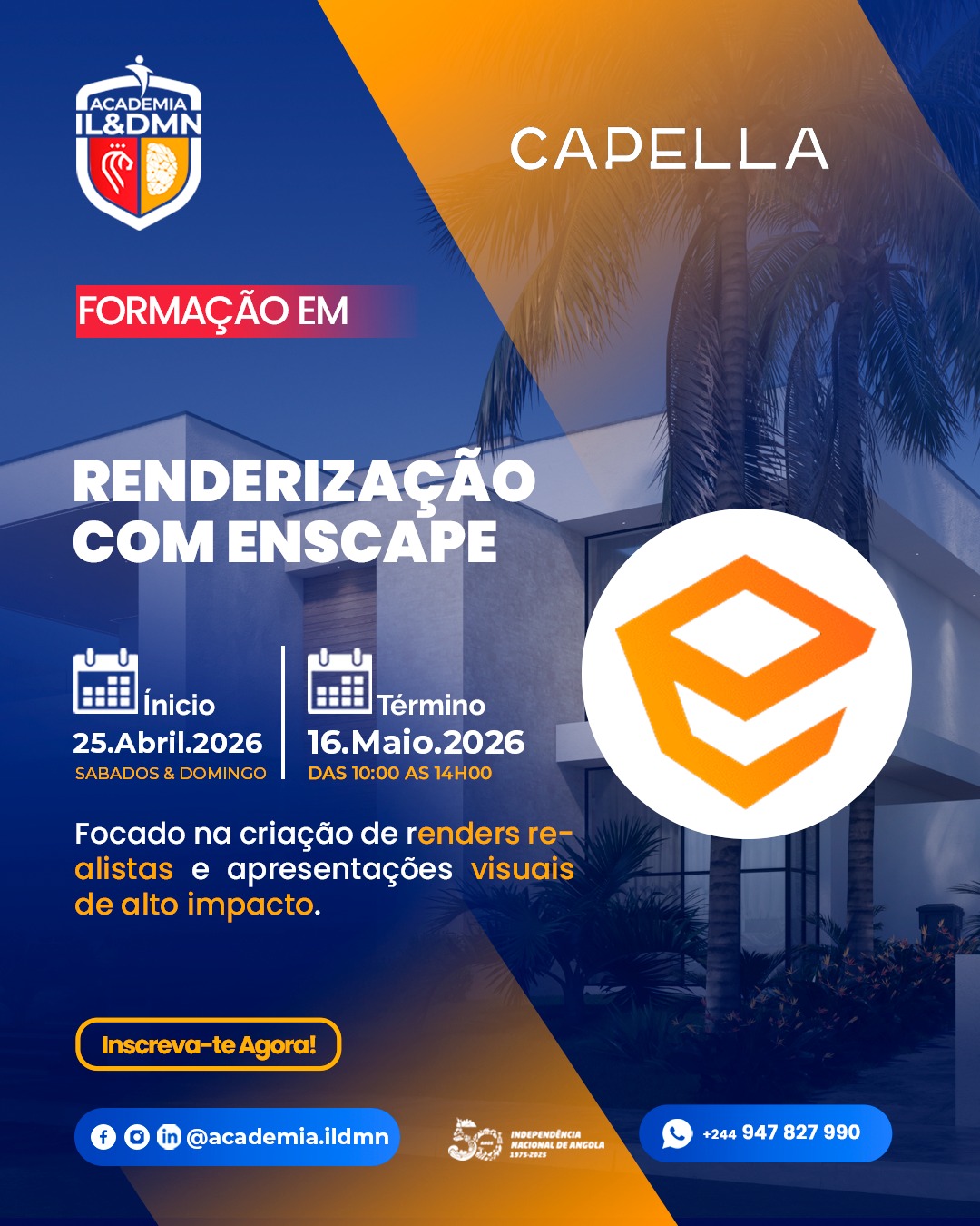 RENDERIZAÇÃO COM O ENSCAPE